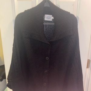UGG sweater/jacket/pancho size xl